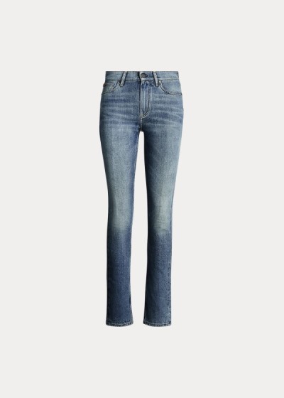 Jeans Ralph Lauren Mujer Azules Azules - 861 High-Rise Skinny - HXGVP7014